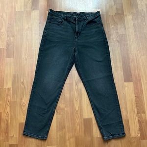 American Eagle Real Good Jeans Black / Charcoal Stretch